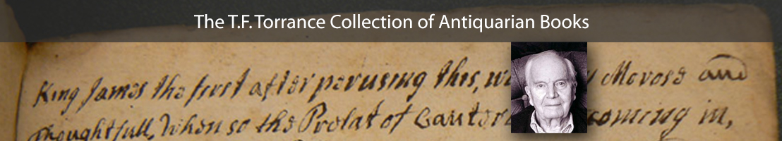 T.F. Torrance Collection of Antiquarian Books